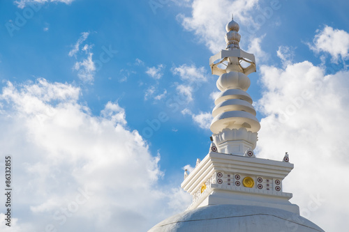 shanti Stupa, Leh, India, built by both Japanese Buddhists