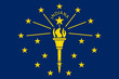 Indiana Flag.