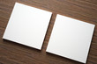 © jonareem - 3D square business cards top