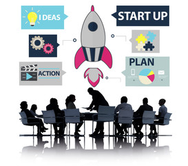 Sticker - Startup Innovation Planning Ideas Team Success Concept