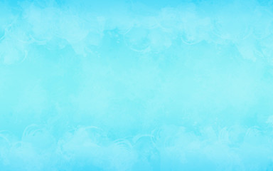 Wall Mural - background blue abstract winter frost texture