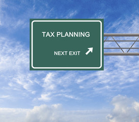 Poster - Road sign to asset allocation, insurance planning, tax planning