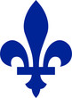 The fleur-de-lis of Québec