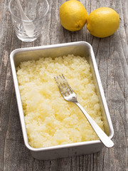 Wall Mural - rustic italian summer dessert lemon granita