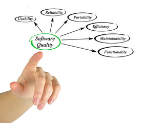 Sticker - Diagram of software quality