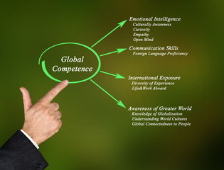 Wall Mural - Global Competence.