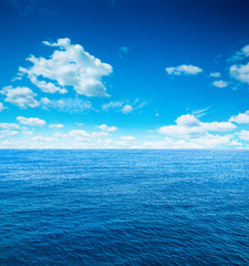 Canvas Print - perfect sky and ocean