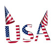 Party Hat and USA 3D Independence Day Clip Art