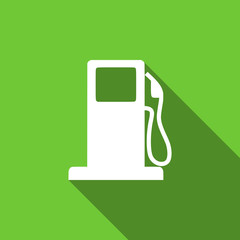 Aufkleber - petrol flat icon gas station sign