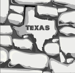 Wall Mural - Texas Stone Wall