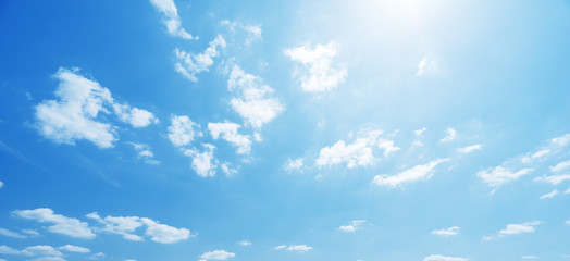 sky and perfect sunny day