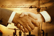 © Sondem - Construction concept with business handshake