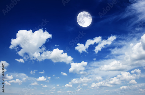 Nowoczesny obraz na płótnie Storm sky with clouds