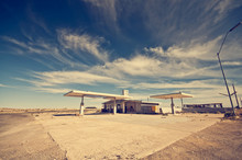 Abandoned Gas Station Along The Route 66