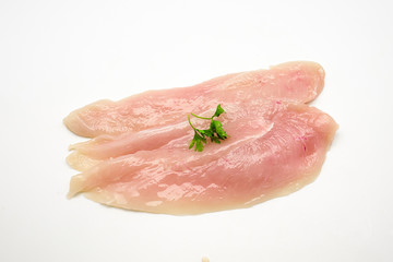 Raw chicken meat