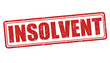 Insolvent stamp