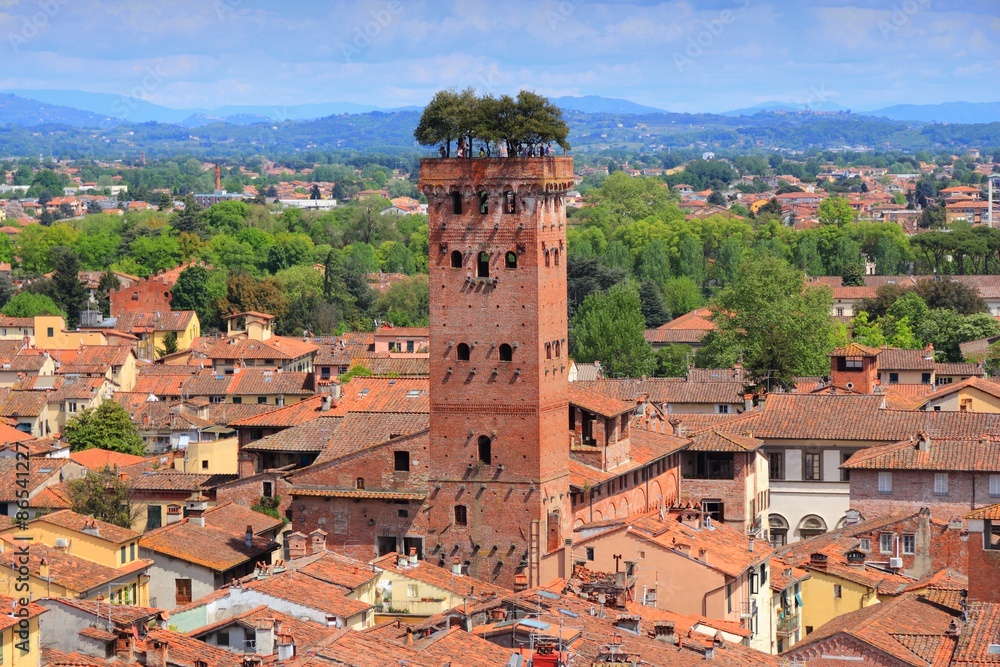 Lucca - obrazy, fototapety, plakaty 