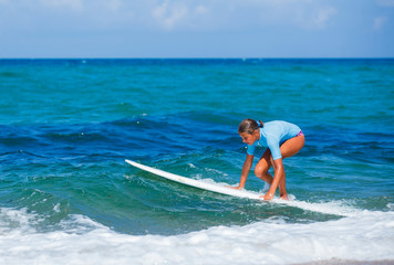 Sticker - Girl with surf