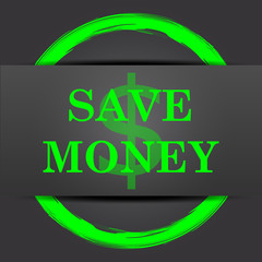 Wall Mural - Save money icon