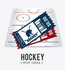 Wall Mural - hockey design