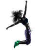 © snaptitude - woman zumba dancer dancing exercises silhouette