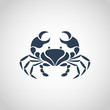 crab logo vector