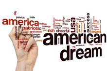 American Dream Word Cloud