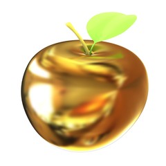 Wall Mural - Gold apple