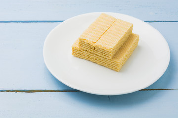 Wall Mural - Wafer with milk