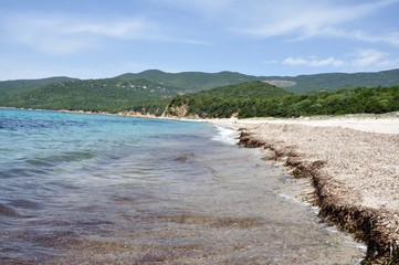 Sticker - plage du sud de la corse