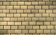 © boxerx - Texture of yellow decorative tiles in form of brick