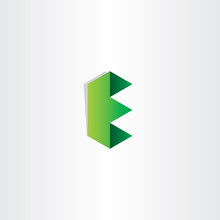 Green Letter E Logotype Design