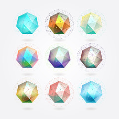 polygonal crystal