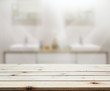© nuttapol - Table Top And Blur Interior Background