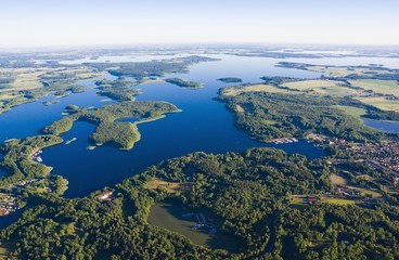 Aerial view of Mazury