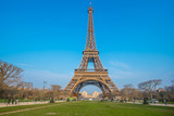 Fototapeta Paryż - Eiffel Tower in daylight at paris,France