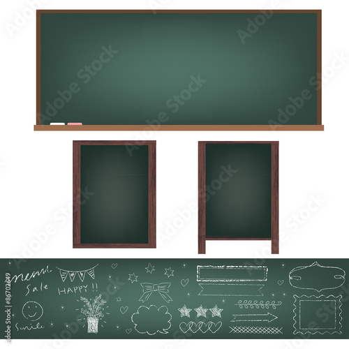 黒板 素材 背景 Stock ベクター Adobe Stock