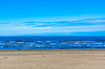 View on sea beach