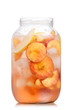 Peach lemonade jar