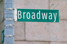 New York Street Sign: Broadway