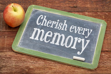 Cherish Every Memory On Blackboard