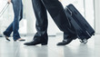 © StockPhotoPro - Passengers moving with luggage