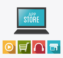 App store digital design.