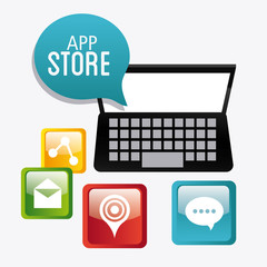 App store digital design.