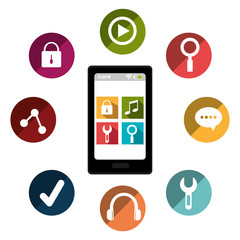 smartphone app design.