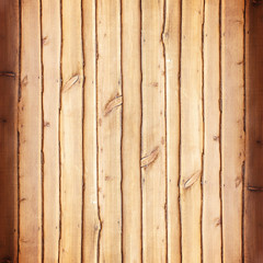 Sticker - Wooden wall background or texture and shadow