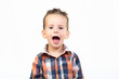 © asph - Kid posing over white
