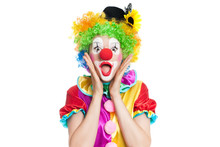 Funny Clown - Colorful Portrait