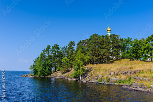 Fotografia, Obraz Nicholas island of the Valaam (Valamo), an archipelago of Lake Ladoga,Republic of Karelia, Russian Federation