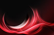 Creative Red Fractal Waves Art Abstract Background